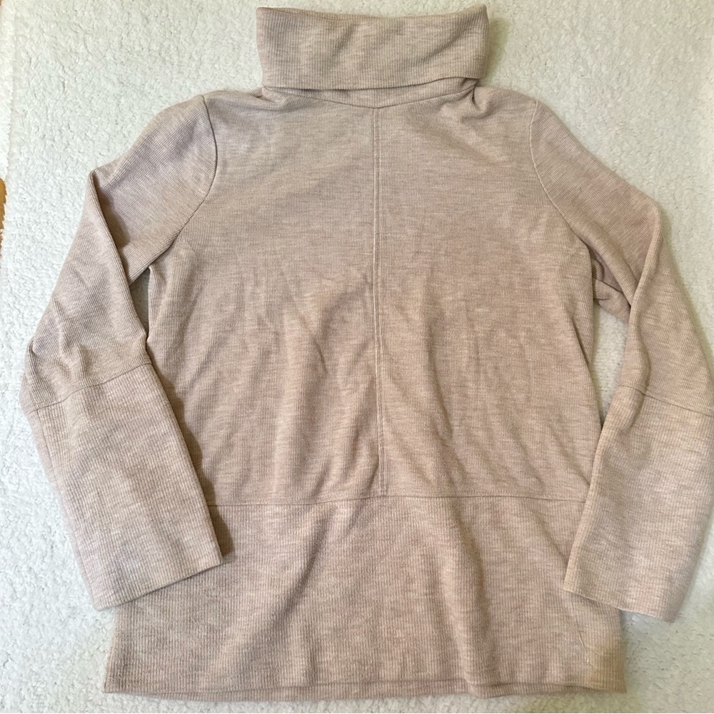 Simply Vera Wang Cream Turtleneck Knit Sweater - Picture 1 of 7
